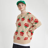 Rose pattern Knit (6610307252342)