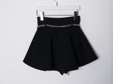 チェーンベルトスカートショーツ / SKI(6434) chain belt skirt shorts