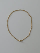 スリーバーネックレス / Three bar necklace - gold