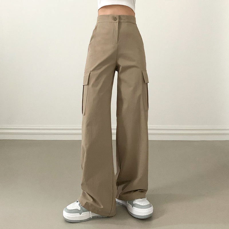 [Bellide made/short, long] Urban two-way string cargo pants