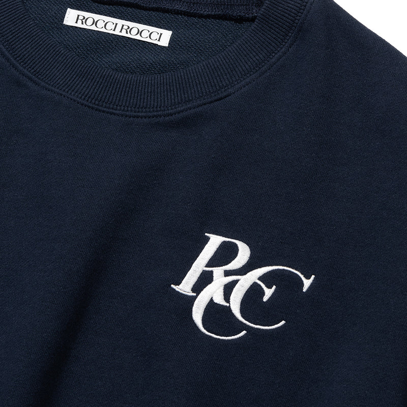 ロゴクロップスウェットシャツ/RCC Logo Crop Sweatshirt [NAVY]