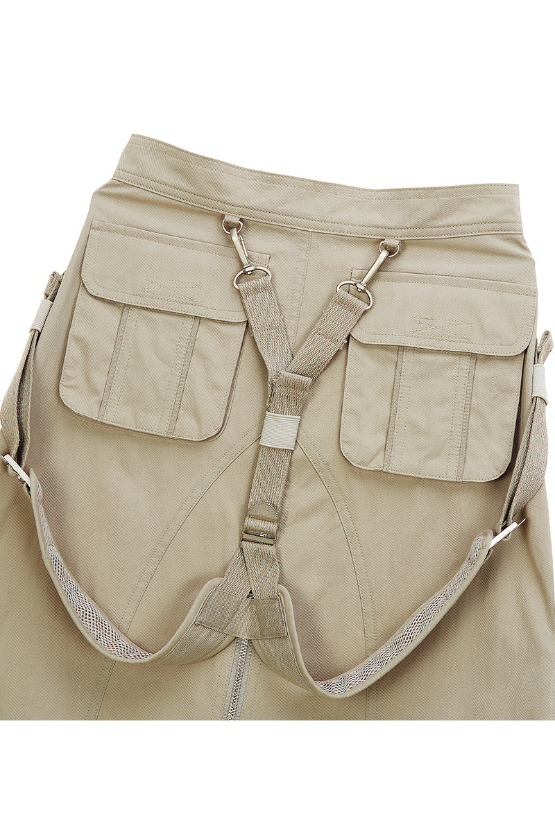 [23SS LSD COLLECTION]カーゴジッパースカート / [23SS LSD COLLECTION] ﻿Cargo Zipper Skirt