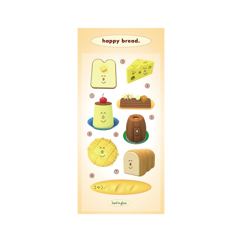 ハッピーブレッドステッカー/happy bread sticker
