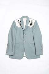 Sky Embroidered Tailored Jacket (6635883561078)