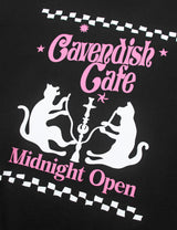 キャベンディッシュカフェスウェットシャツ/CAVENDISH CAFE SWEATSHIRT BLACK(CV2CFUM464A)