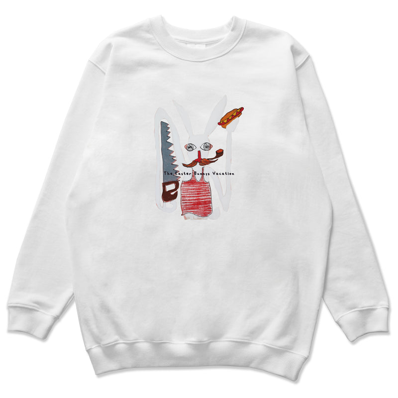 The Easter Bunny's Vacation Sweatshirts WH/BK (6602730700918)
