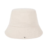 ラベルピグメントバケットハット / Monogram Label Pigment Bucket Hat white