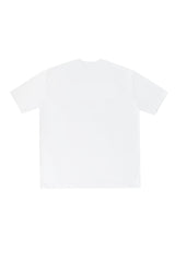 セリフロゴオーバーフィットラッシュショートスリーブTシャツ/serif logo overfit rash short sleeve T-shirt (white)