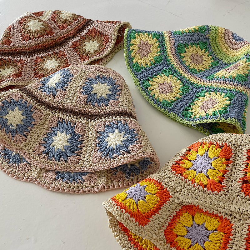 クロシェバケットハット / ASCLO Crochet Bucket Hat (4color)