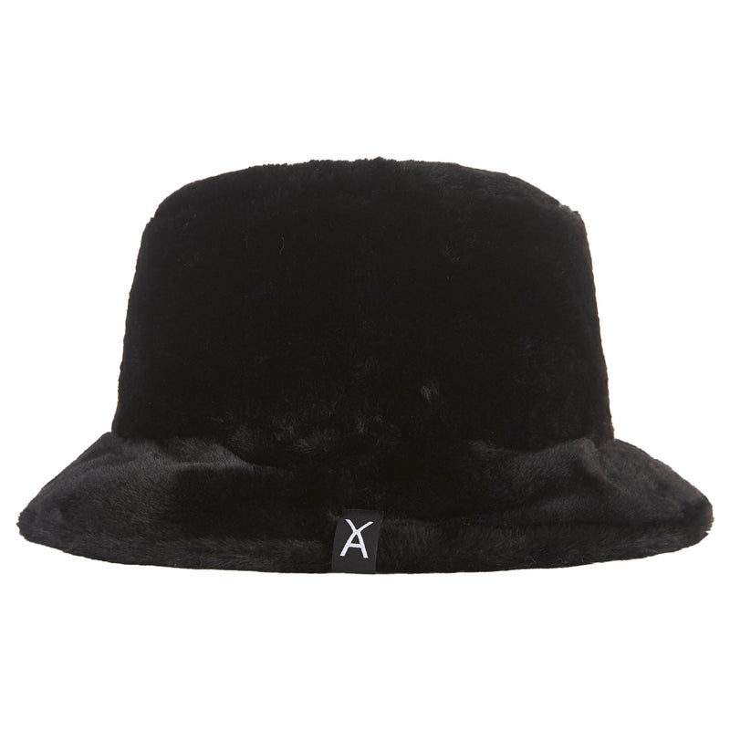 ファーロゴポイントバケットハット / Fur logo point bucket hat
