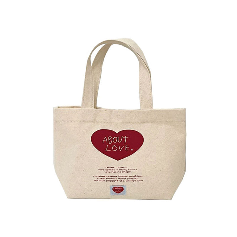 アバウトラブトートバッグ / about love tote bag