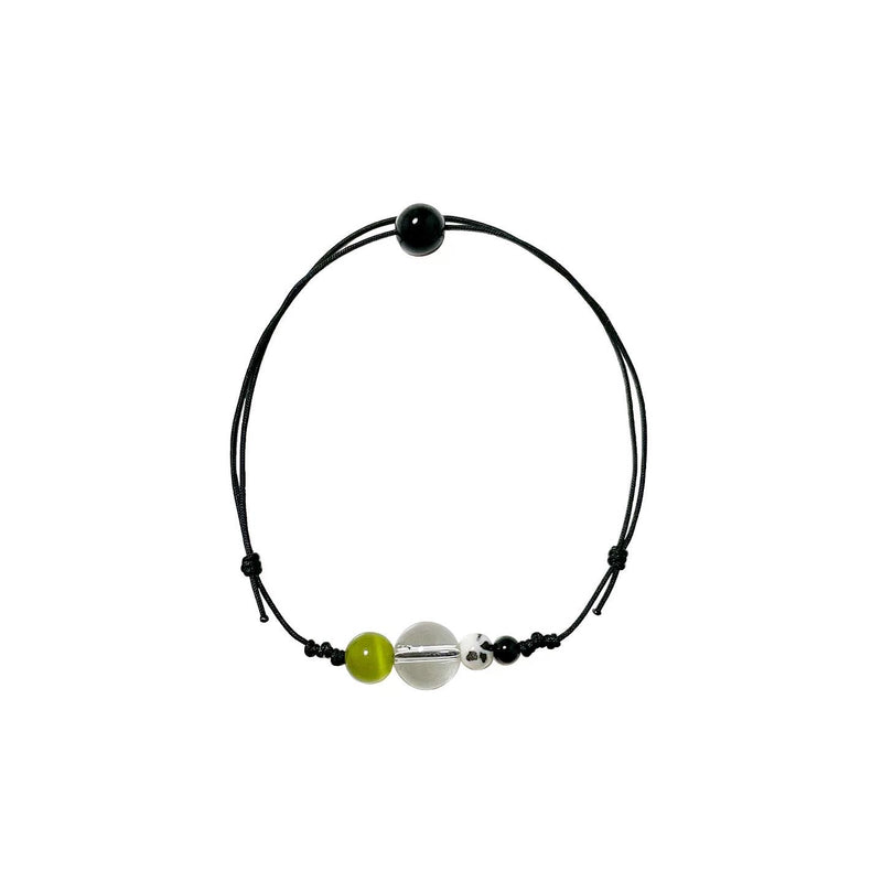 サボテンジェムストーンブレスレット/Cactus gemstone bracelet