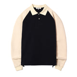 ラザストリングカラースウェットシャツ / Raza String Collar Sweatshirt (3color)