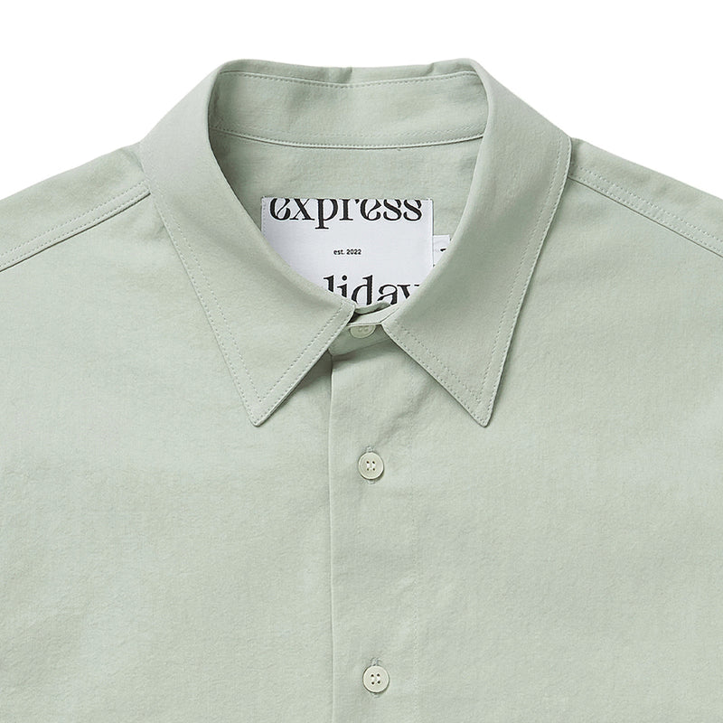 シグネチャーシンボルベーシックシャツ / Express Holiday Signature Symbol Basic Shirt_Dust Mint