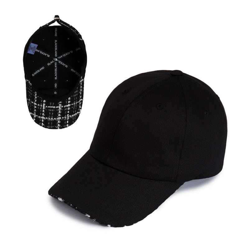 BBD Tweed Cap (Black) (4641491812470)