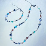 マルチビーズネックレス03/multi beads necklace 03