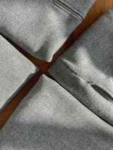 ウールクロスフードTシャツ/ASCLO Wool Cross Hood T Shirt (2color)