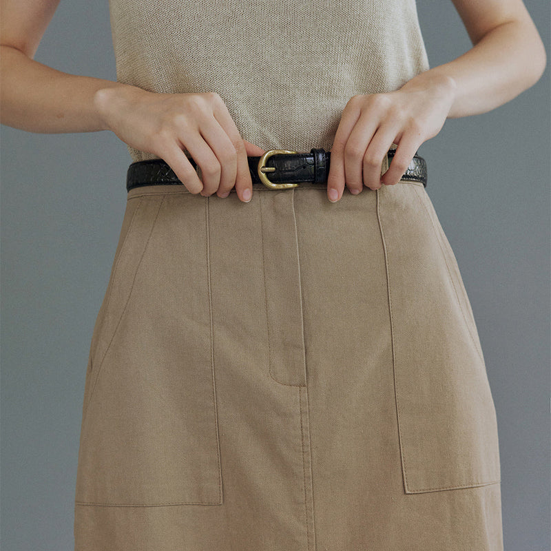シナモン ポケット スカート / Cinnamon pocket skirt
