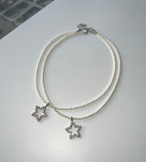 パールスターネックレス / pearl star necklace