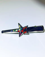 シルバービッグスターマルチキュービックヘアピン / Silver big star multi cubic hairpin