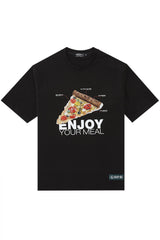 キャンペーンTシャツピザ/[ENJOY YOUR MEAL] CAMPAIGN 1/2 T-SHIRT PIZZA _BLACK