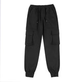 Premium Cotton Span Jogger Pants (BLACK) (6552465113206)