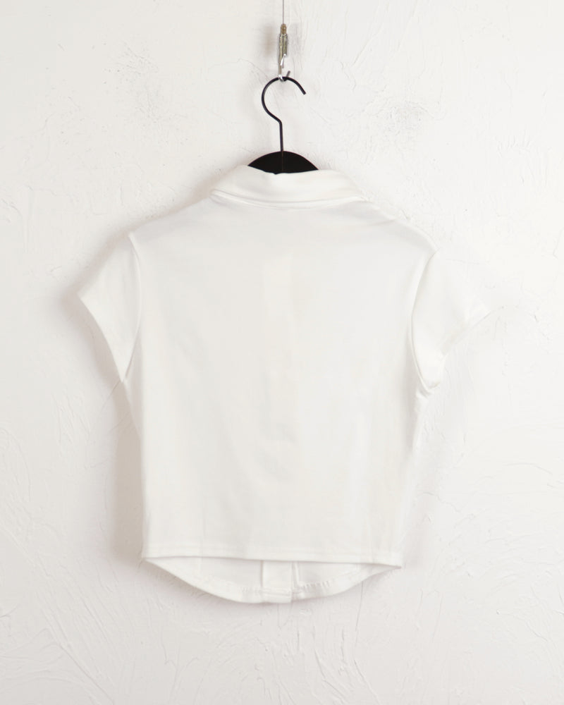 ショーツスリムフィットカラーコットンポケット半袖シャツ/Shorts Slim Fit Collar Cotton Pocket Short Sleeve Shirt