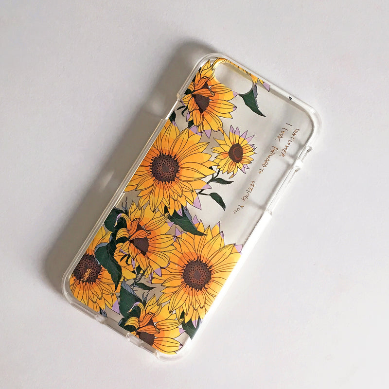 Suflower / jelly case iPhone Galaxy (6612299645046)