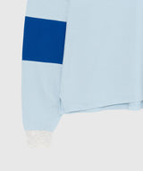 カジュアルブロックTシャツ / Casual block t-shirt_Blue