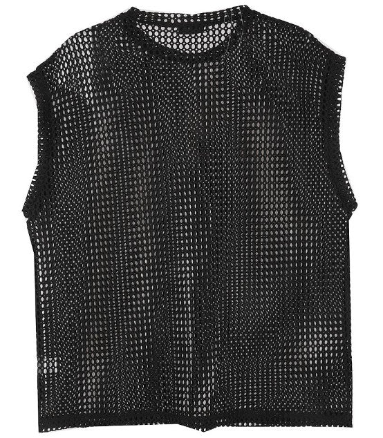 No.9584 waffle punching VEST (5color)