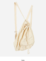 シルキーラッスリングストラップバックパック/Silky rustling nylon strap backpack