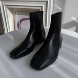 ウェスタンブーツ/Incision Western Chelsea Boots (2color)