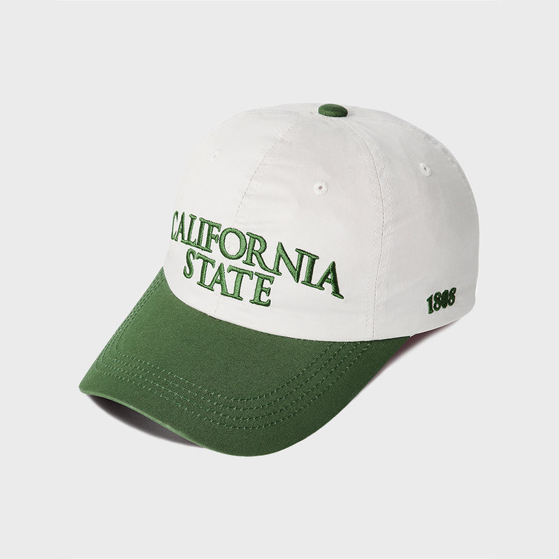 CALIFORNIA 6PANEL CAP (GREEN) (6603657347190)
