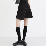 ハーフプリーツミニスカート/Kahlo half pleated mini skirt