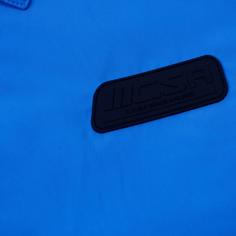[UNISEX] Padded Coach Jacket (Blue) (6656328368246)