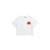 クローバークロップTシャツ / Clover crop T-shirt_BNTHURS31UWH