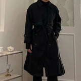 Wool Trench Long-Coat(4color) (6630697992310)