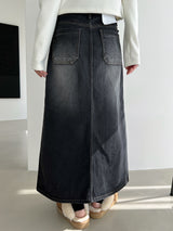 ダブルポケットロングスカート/no.713 Double Pocket Long Skirt (2color)