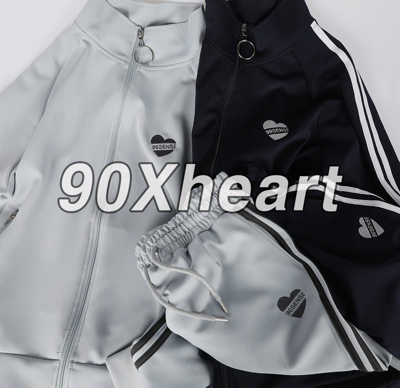 90xheart track NG set-up  jacket 2color
