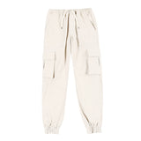 Premium Cotton Span Jogger Pants (CREAM) (6552465309814)