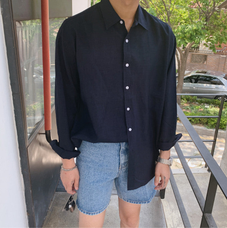 サンクスパーフェクトリネンシャツ / Thanks Perfect Linen Shirt (9color)