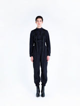 テッチウェア ストラップ ジャンプスーツ ブラック/ techwear strap jumpsuit black (4437322039414)