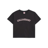 ベイビーカルフォルニアロゴクロップドTシャツ / Baby California Logo Cropped Tee _ Charcoal