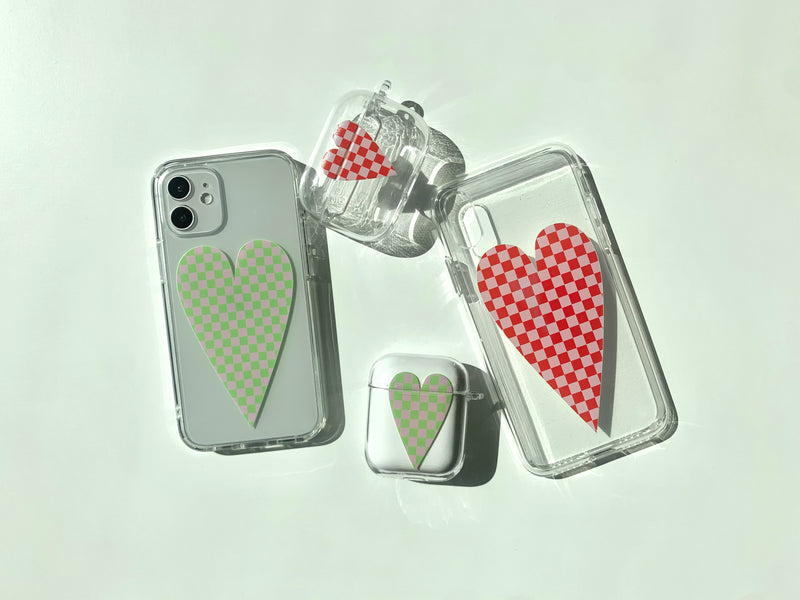 heart checkerboard case (6606339866742)