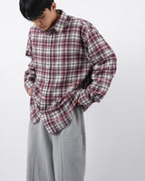 ロリッチフランネルチェックシャツ/roric flannel  check shirts 3color