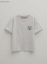ポエトレタリングスリムTシャツ/(R-T-6276) Poet Lettering Slim T-shirt