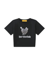 0 2 hardboiled crop t-shirt - BLACK (6567587479670)