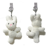 (Bunny Keyring) my name is white