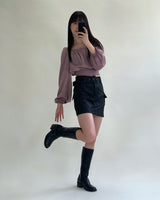 Collection 21fw - Dark Vader Mini Skirt (6614899196022)
