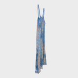 Tie-dyeing Lace One Piece / Blue (6539890884726)
